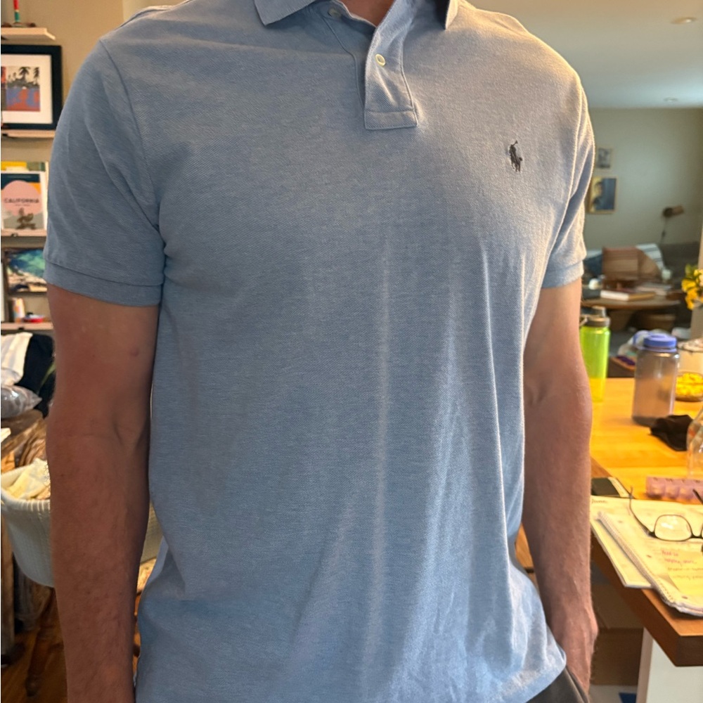 Polo by Ralph Lauren Blue Polo Shirt Casual Knit
